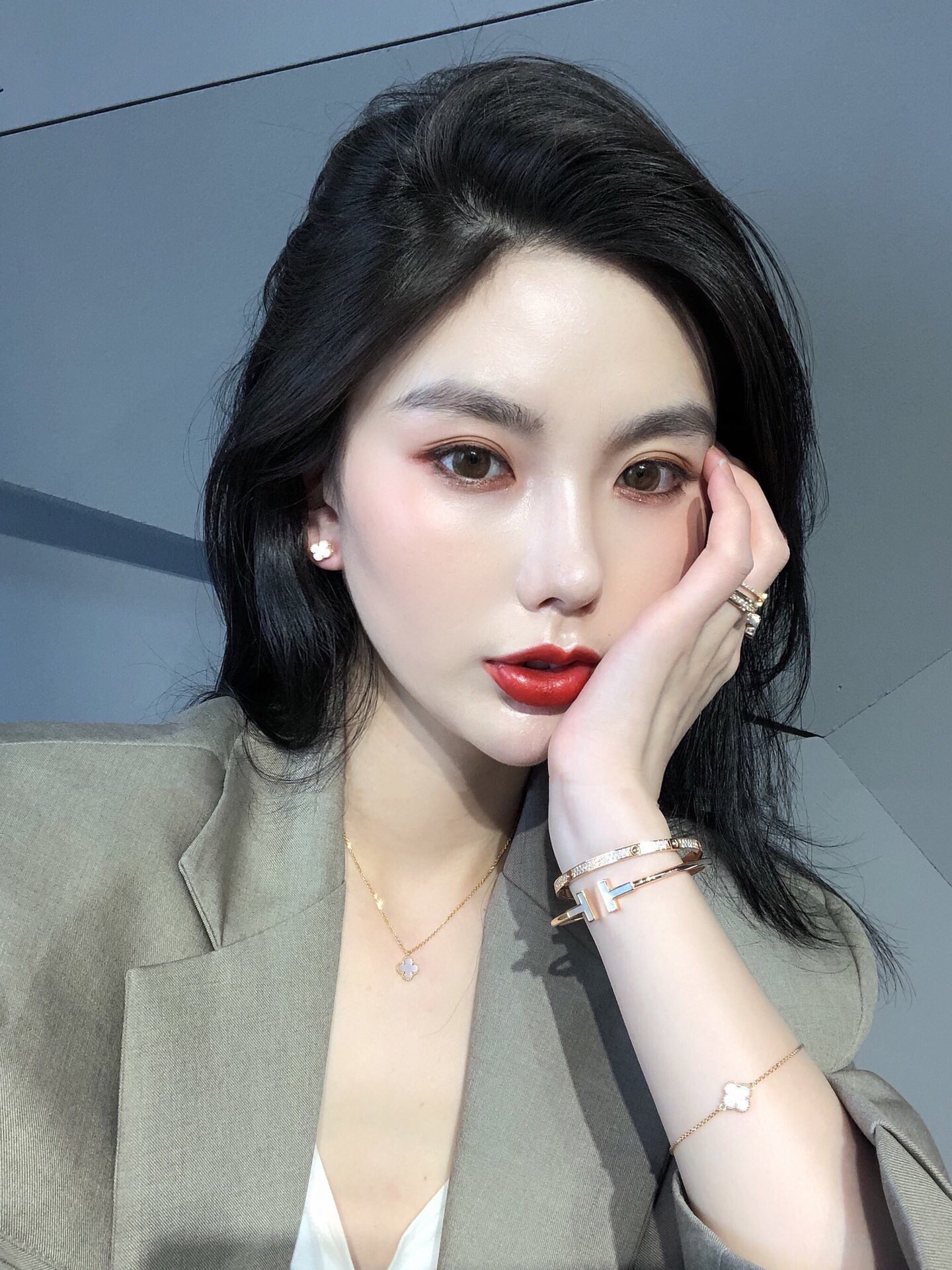 반클리프 알함브라 귀걸이,스몰 상세 이미지